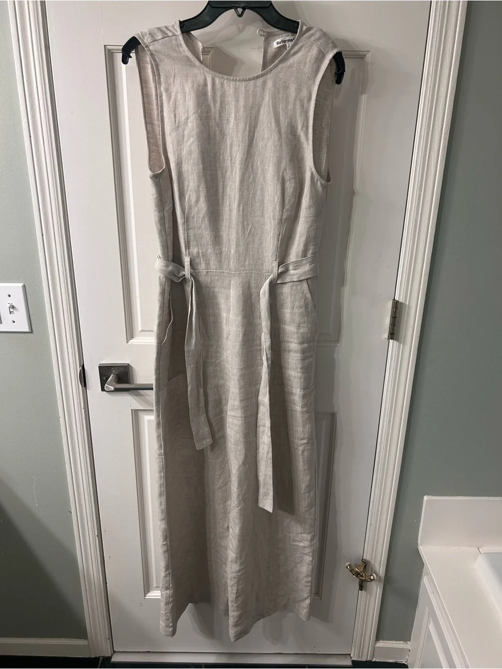 Reformation Naomi Linen Jumpsuit